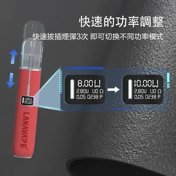 lana皮革主機 電子煙一代煙桿【原廠正品】通用一代煙彈